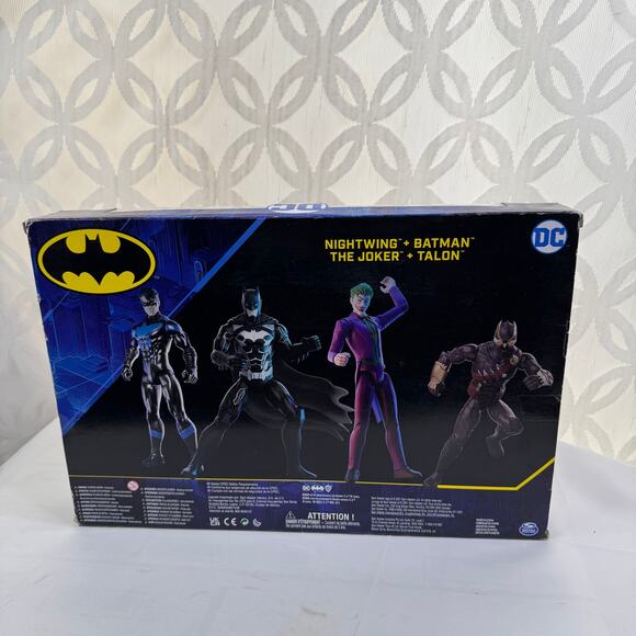 DC Comics Gotham City Defenders 12" 4 Pack Joker Talon Batman Nightwing - Picture 7 of 9